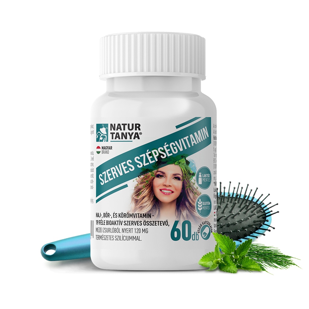 Natur Tanya® Szerves Szépségvitamin 19 Féle Hatóanyaggal Vegán Kapszulatokban
