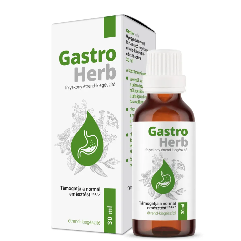 Gastroherb folyékony étrend-kiegészítő 30 ml