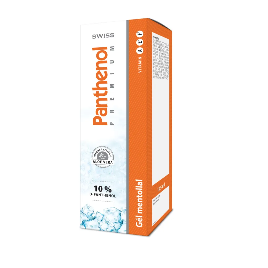 Swiss Panthenol Premium gél mentollal 125 ml