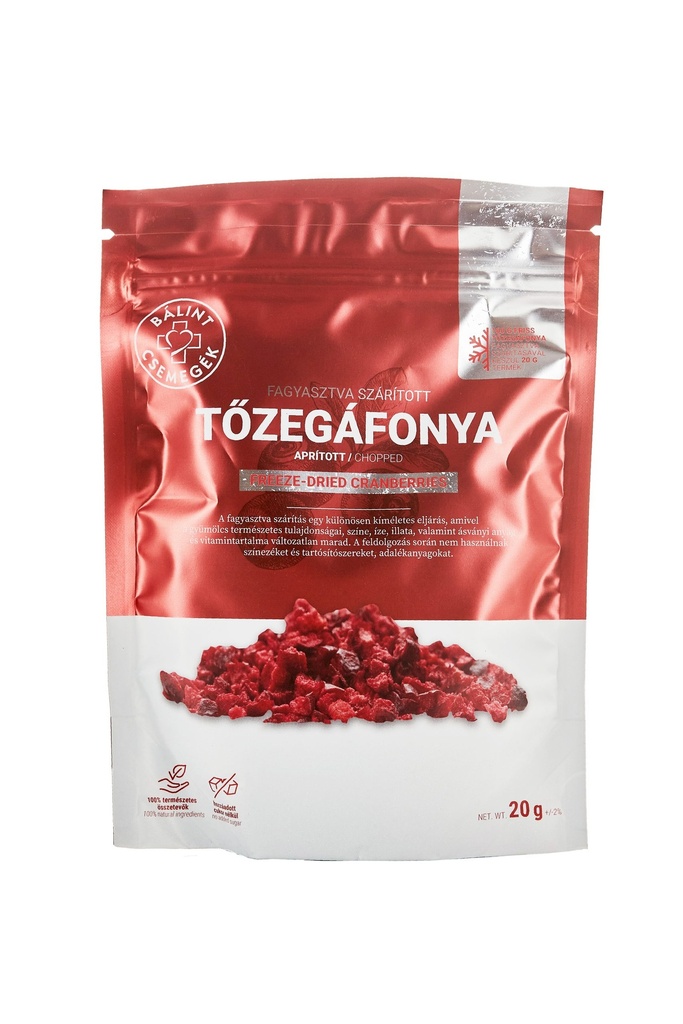 [BCS-0049] Tőzegáfonya Csemege 20g Aprított