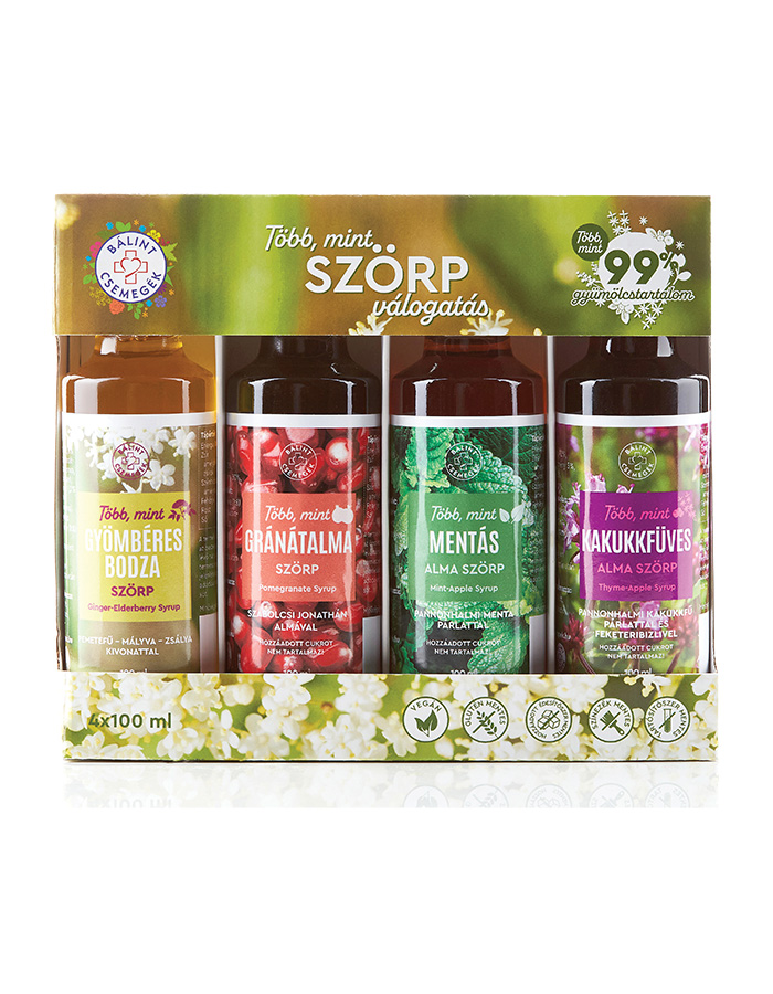 [BCS-0061] Szörp Válogatás - Bodzás 4x100 ml