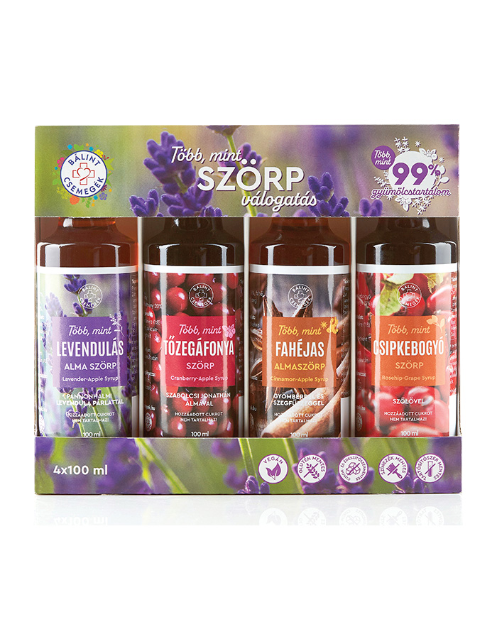 [BCS-0062] Szörp Válogatás -levendulás 4x100 ml