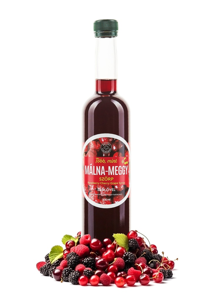 [BCS-0066] Málna - Meggy - Cseresznye Szörp - 0,5 l