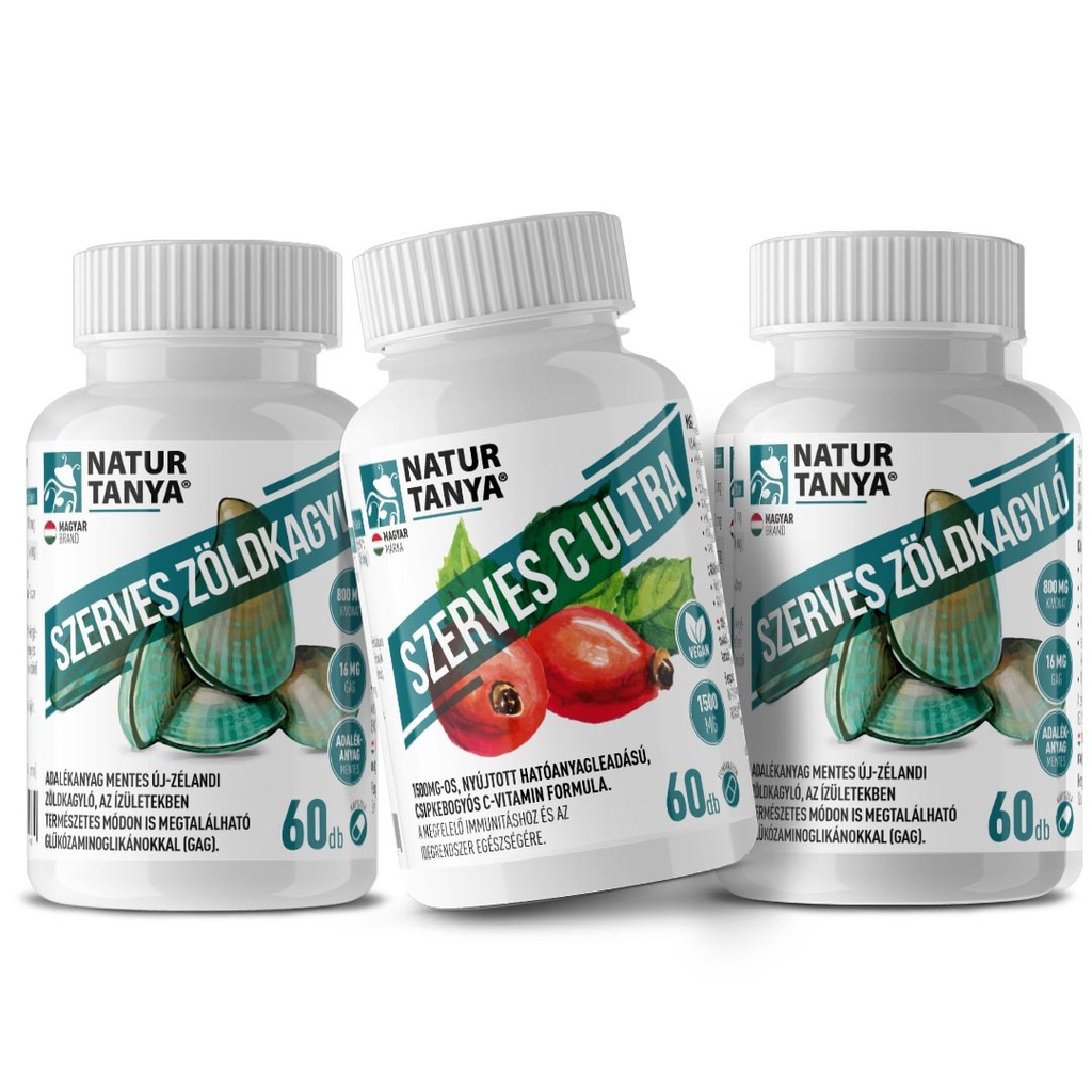 [Tany-10107] Natur Tanya® Zöldkagyló +  C-vitamin Csomag