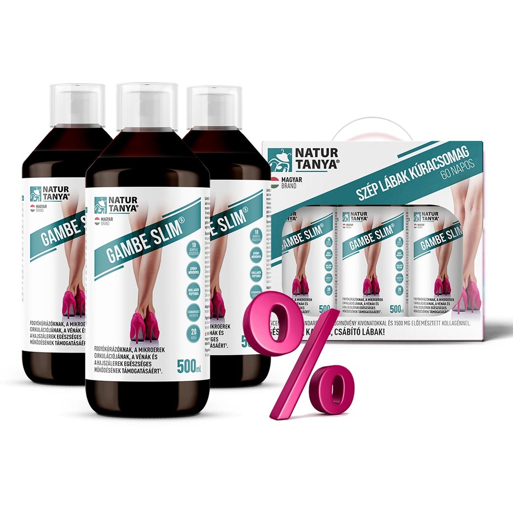 [Tany-10656] Natur Tanya® 60 Napos Gambe Slim®  3 X 500 Ml
