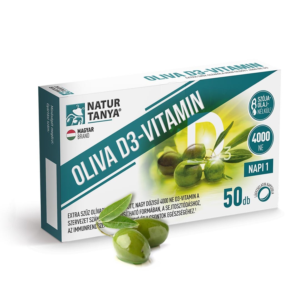 [Tany-10903] Natur Tanya® Oliva D3-vitamin