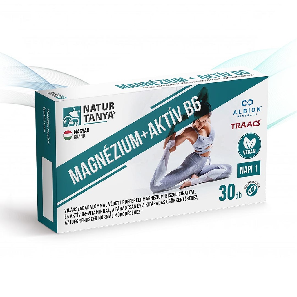 [Tany-10916] Natur Tanya® Vegán Magnézium + Aktív B6