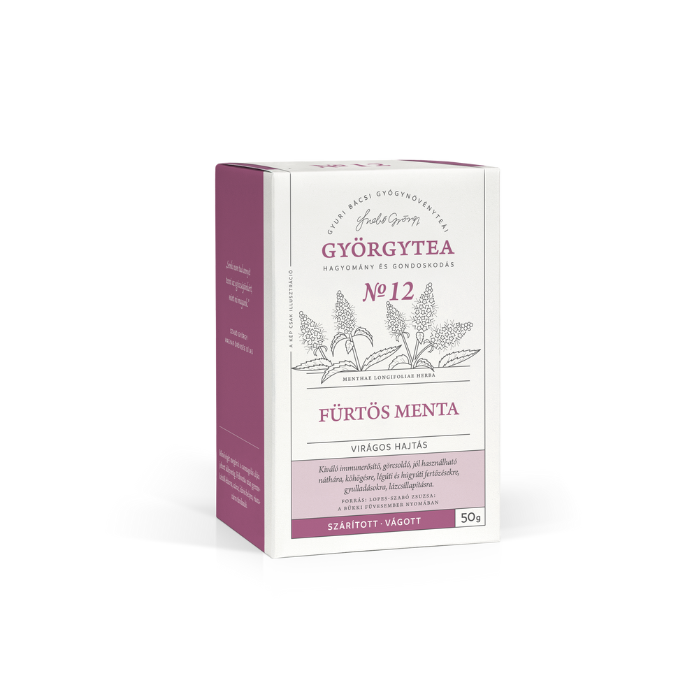 Fürtös menta virágos hajtás 50g